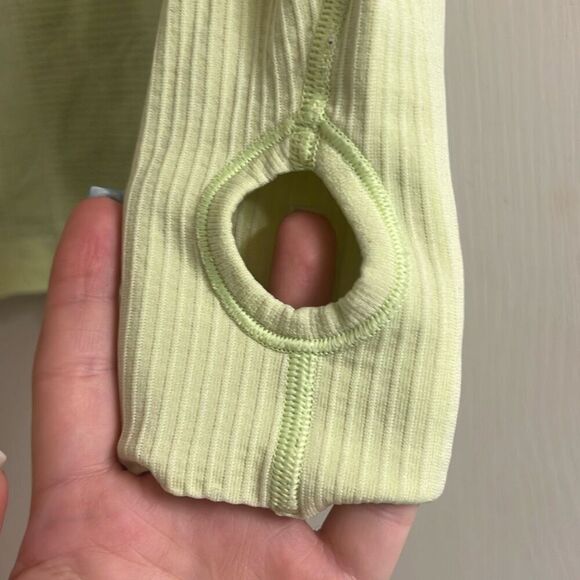 ✨Lululemon Citrus Swiftly Tech Long Sleeve Crew Sz 4 Top✨ - Picture 10 of 12